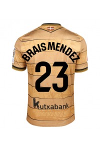 Real Sociedad Brais Mendez #23 Voetbaltruitje Uit tenue 2024-25 Korte Mouw